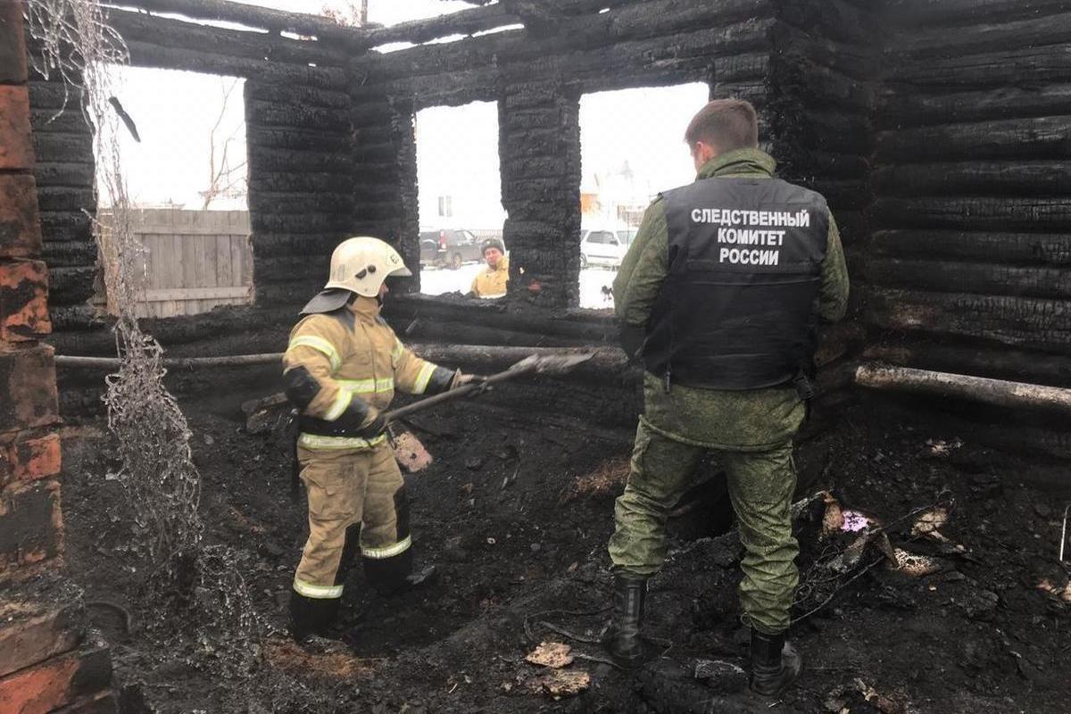 Пожар в Коченевском районе Новосибирской области