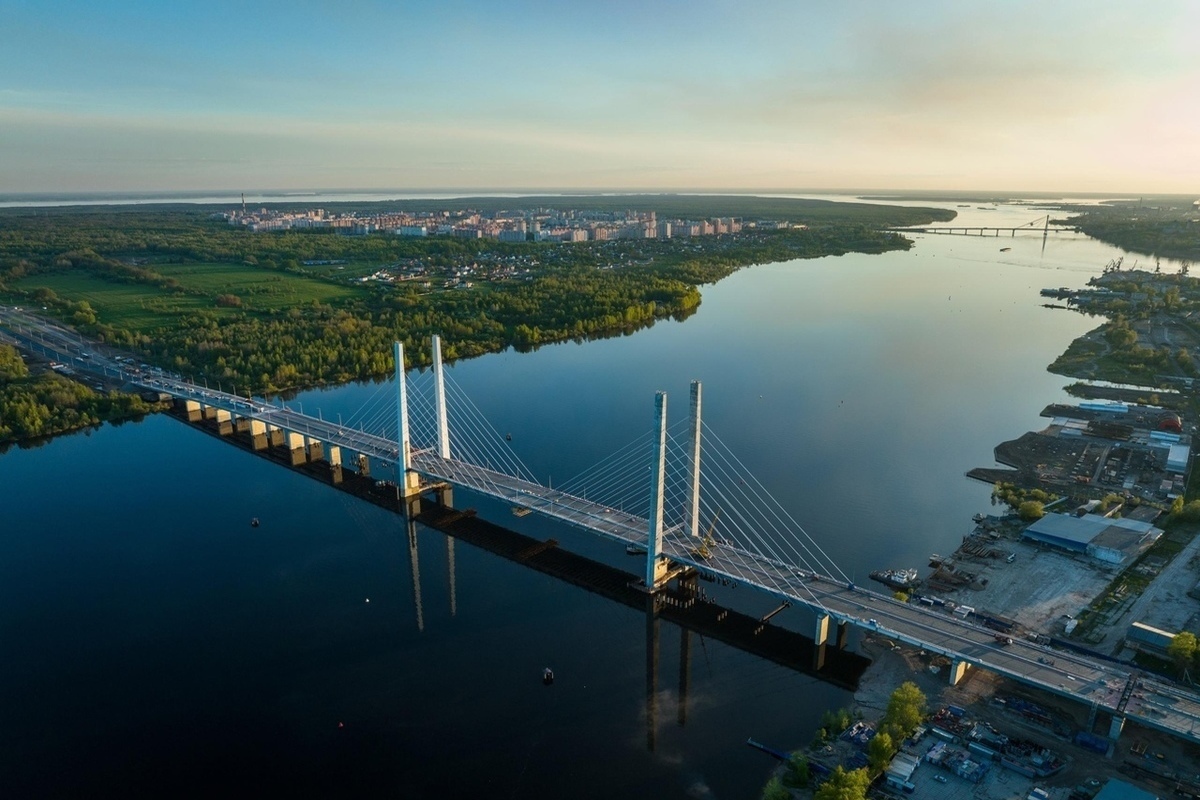 Архангельский мост Череповец