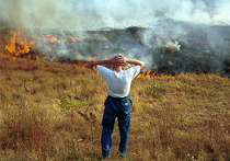 За последние сутки площадь пожаров в Забайкалье увеличилась вдвое