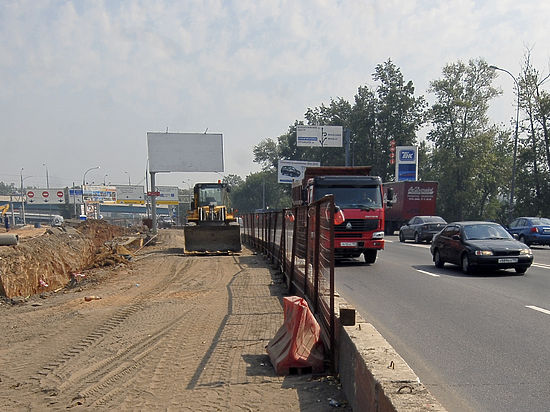 В Москве затруднится движение по Волоколамскому шоссе