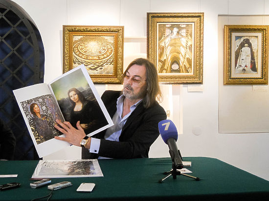 В рамках открытия выставки художника в Вологде состоялась пресс-конференция