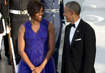 В Белом доме появился сервиз, созданный по дизайну Мишель Обамы