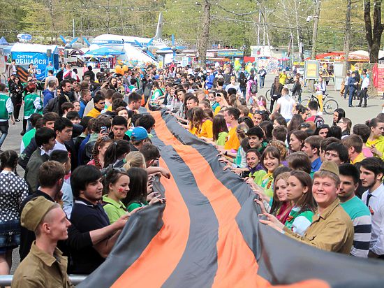В СКФУ прошла патриотическая акция