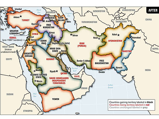 Cобытия на Ближнем Востоке подтверждают некоторые теории по переустройству мира