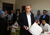 Избиратель показал Эрдогану «красную карточку»