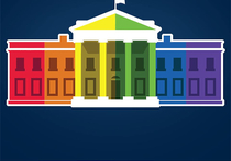 Белый дом цвета радуги: Обама романтично поддержал легализацию однополых браков