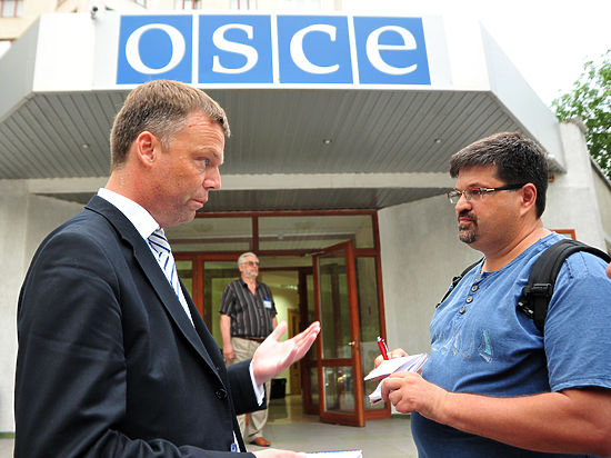 Замглавы миссии ОБСЕ Александр Шер рассказал, что наблюдатели обнаружили на оставленных позициях