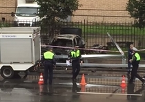 В BMW в Москве заживо сгорели три человека