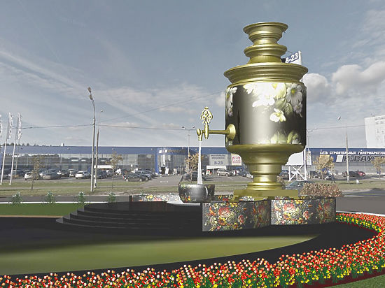 Памятник станет олицетворением чаепития, которым славится город