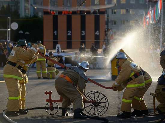 В областной столице стартовали соревнования пожарных