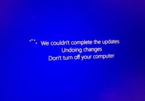 Обновление Windows 10 зацикливает компьютер на перезагрузках