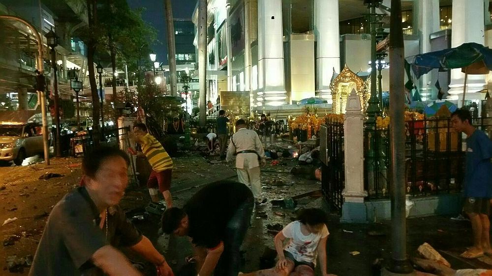 В туристическом центре Бангкока прогремел мощный взрыв