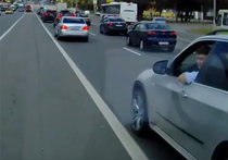Опубликовано продолжение видео с автохамом на BMW X5