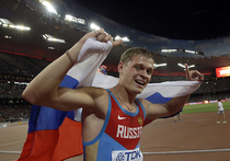Денис Кудрявцев серебряный на чемпионате мира по легкой атлетике, но – первый для России!
