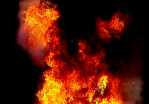 Крупный пожар в Королеве: ярмарка загорелась из-за неисправного телевизора