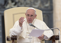 Папа Римский Франциск отпускает грехи аборта