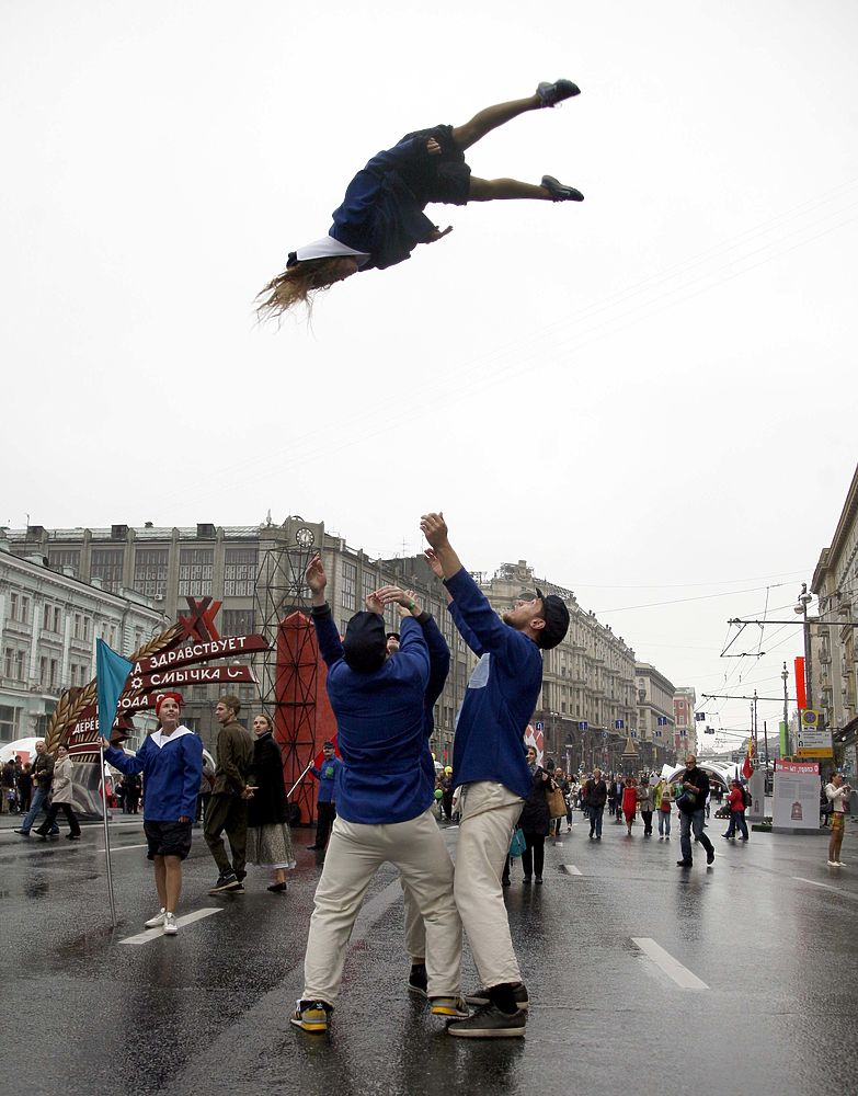 Москва несмотря на дождь отпраздновала 868-летие