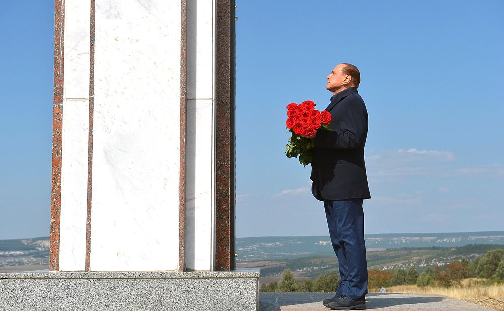 Владимир Путин встретился с Сильвио Берлускони в Крыму