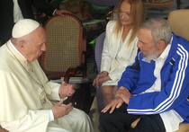 Папа Римский обменялся книгами с Фиделем Кастро