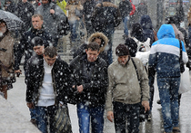 На Москву движется мощный циклон со снегом
