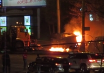 Машины разлетались и горели: появилось видео смертельного ДТП на Кутузовском