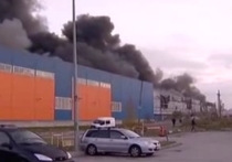 После разрушительного пожара на складе в Петербурге начали тлеть завалы