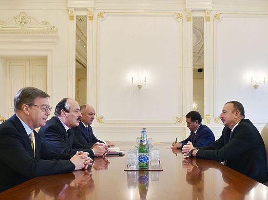 Глава Дагестана провел встречу с Президентом Азейрбайджана