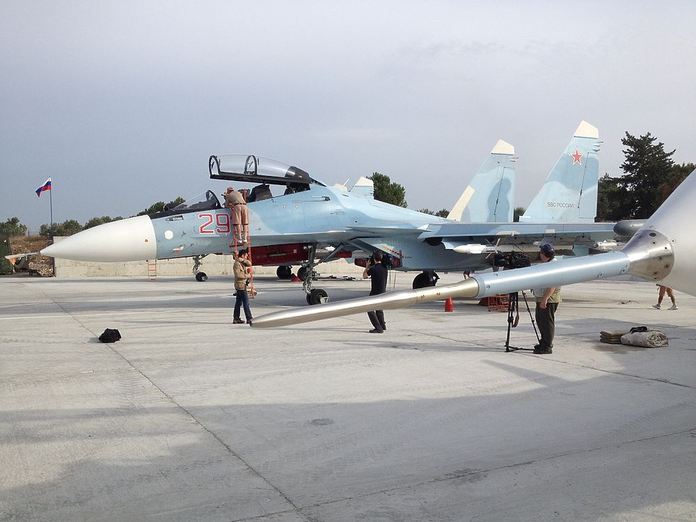Российские самолеты в Сирии готовятся к боевому вылету