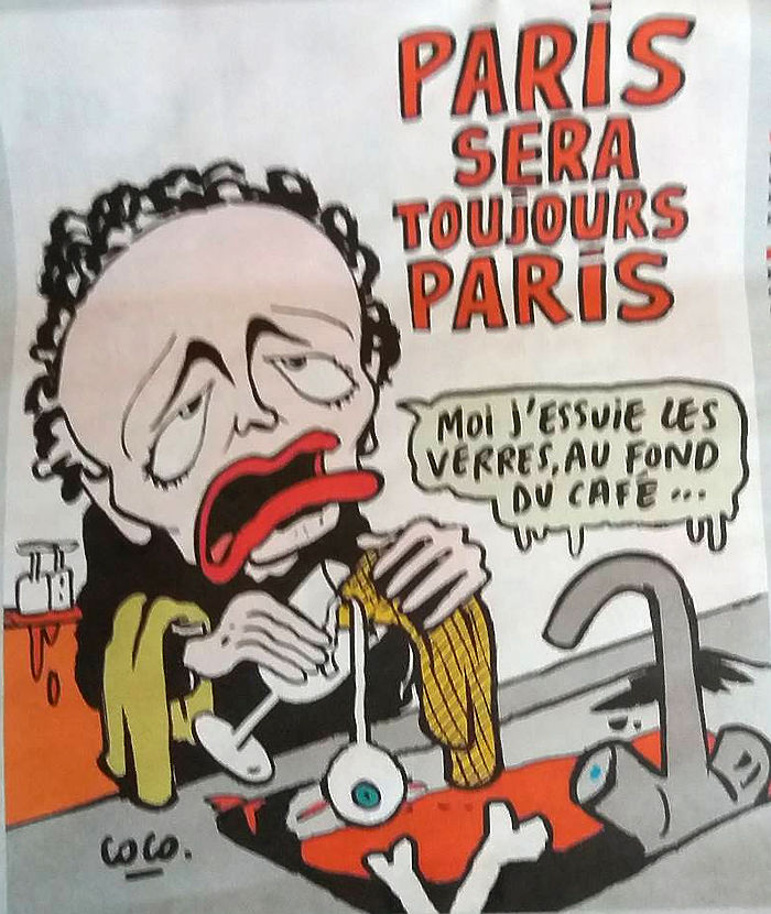 Charlie Hebdo: все карикатуры о терактах в Париже 