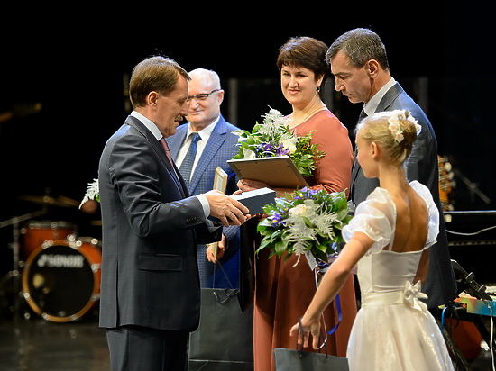 В церемонии награждения победителей принял участие губернатор Алексей Гордеев