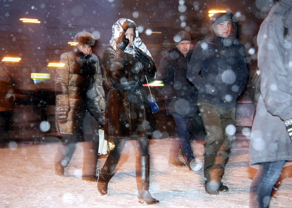 Москву замело аномальным снегопадом