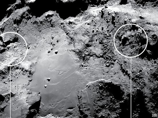 Ученые миссии «Розетта» объявили о наличии водяного льда на поверхности небесного тела