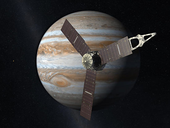 Летательный аппарат движется к Юпитеру