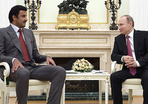 Первая международная встреча нового года в Кремле оказалась символической - Владимир Путин принимал эмира Катара Тамима Бен Хамада Аль Тани