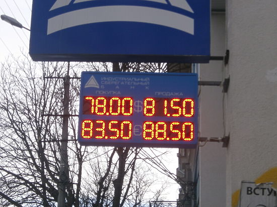Курс валют в Крыму 26 января: за доллар дают 78 рублей