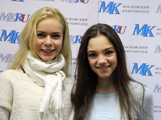 Лучшие фигуристки Европы Евгения Медведева и Анна Погорилая пообщались с нашими читателями
