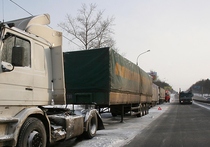 Министерство транспорта России полностью заблокировало движение украинских большегрузных автомобилей в России
