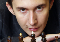 В помещении Центрального телеграфа на Тверской проходит турнир претендентов на звание чемпиона мира по шахматам