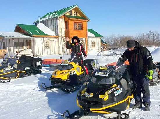 Ледяная кромка России: экспедиция на снегоходах продолжается