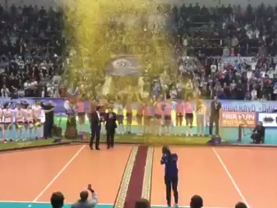 Российские волейболистки выиграли кубок ЕКВ