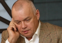 Телеведущий Дмитрий Киселев, известный своими резкими антизападными высказываниями,  сообщил, что в Донбассе в качестве добровольца воевал его родной племянник