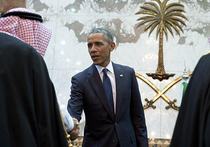 Президент США Барак Обама в четвертый раз отправился в Саудовскую Аравию, где провел переговоры с королем Салманом ибн Абдул-Азиз Аль Саудом