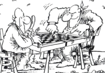 Почти все наши веселые истории про шахматистов, а также известных поклонников игры были довольно серьезные
