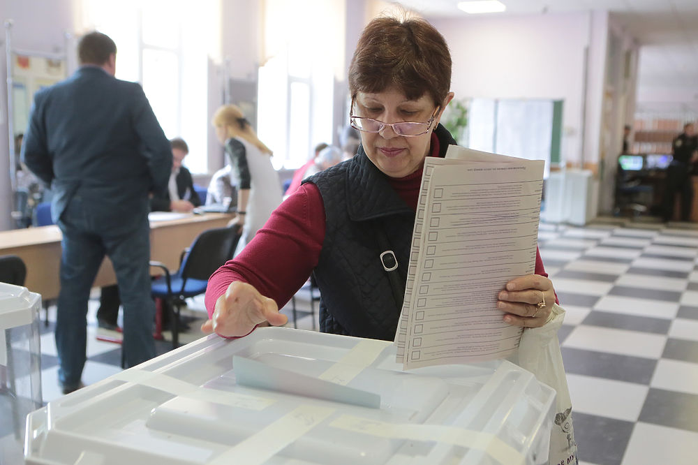 В Москве прошло голосвание на праймериз "Единой России"