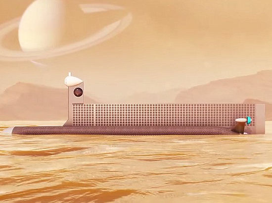 В американском исследовательском центре при NASA проектируют подводную лодку, которую в будущем намерены запустить в море Титана
