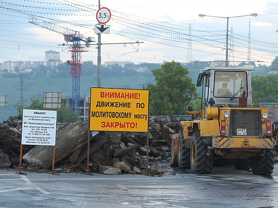 Молитовский мост закрыли на долгожданный ремонт