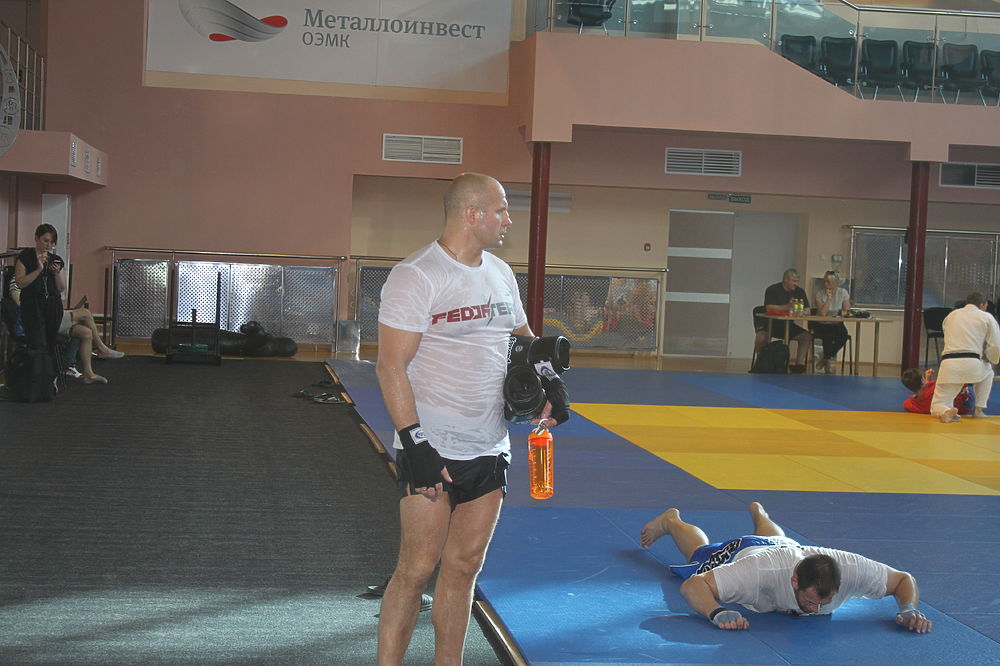 Федор Емельяненко провел тренировку в преддверии боя с Фабио Мальдонадо