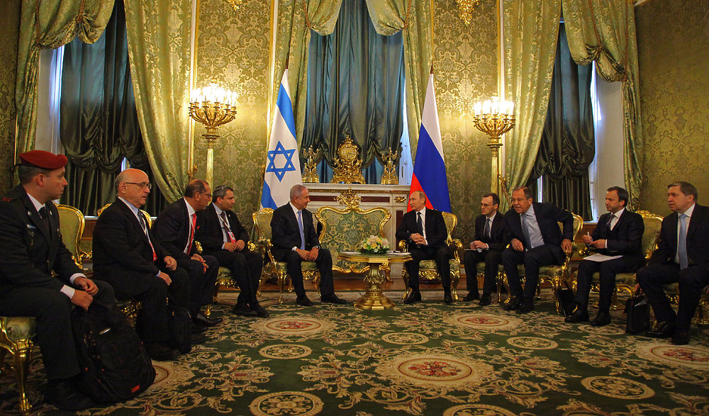 Путин провел встречу с премьер-министром государства Израиль Нетаньяху