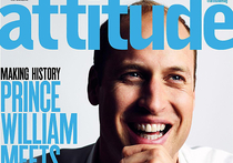 После встречи с группой английских геев принц Уильям, герцог Кембриджский, появился на обложке журнала гомосексуалистов «Attitude»