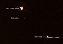 Международная группа исследователей под руководством Кевина Вагнера из университета Аризоны в Тусоне обнаружили в созвездии Центавра планету HD 131399Ab, в системе которой присутствует три звезды
